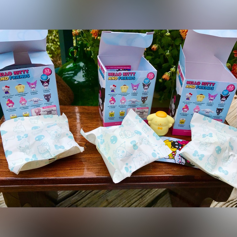 6 HELLO KITTY & Friends Blind Box PomPomPurin Chococat Figures Kitty Car Bundle - Picture 7 of 15